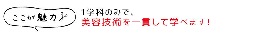 美容好き必見！一貫して学べる美容学校